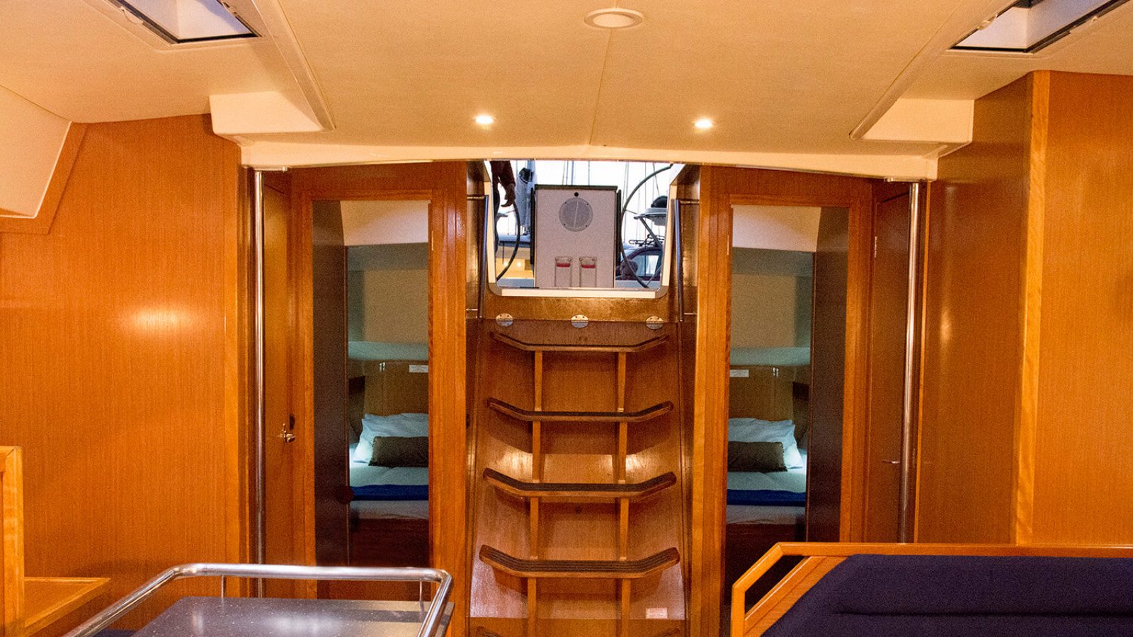 Inside of Bavaria Cruiser 55 back